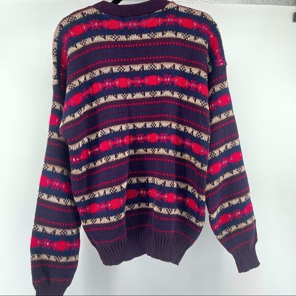 VINTAGE Centennial Knits USA Unisex Knit Acrylic Crewneck Pullover Sweater Large - Picture 2 of 12